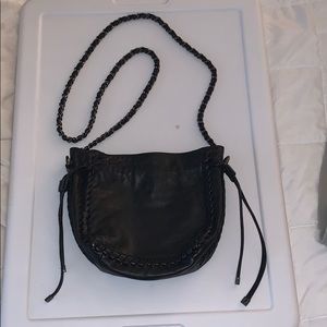 Elie Tahari leather black shoulder/crossbody bag